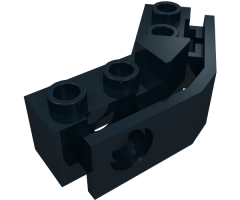 Technic, Brick 1 x 2 - 1 x 2 Angled with Bumper Holder