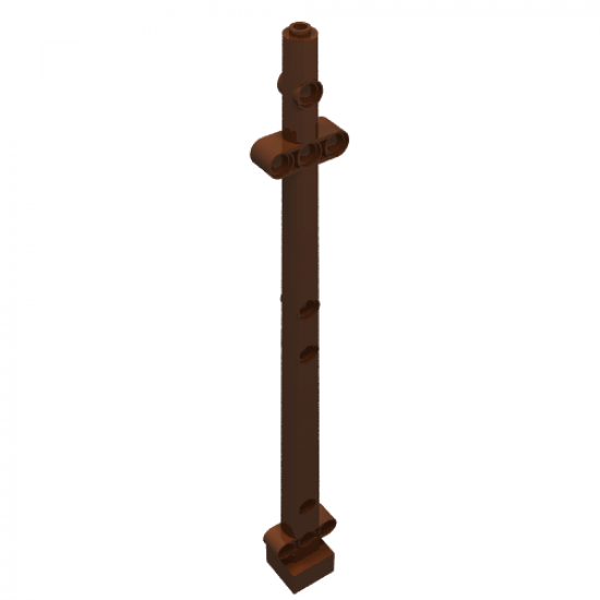 Boat Mast 2 x 2 x 20 with Holes - Corner Aligned x shape Axle Hole