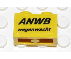 Brick 1 x 2 with 'ANWB wegenwacht' Pattern (Sticker) - Set 2140