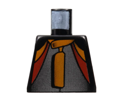 Torso Racers Jacket with Orange, Red, Silver Pattern