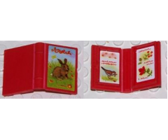 Minifigure, Utensil Book 2 x 3 with Rabbit Outside and Birds and Flowers Inside Pattern (Stickers) - Set 3143