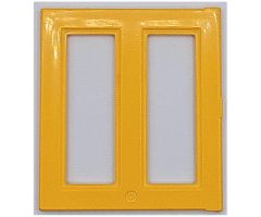 Duplo, Building Door / Window Pane 1 x 3 x 4 with Two Panes