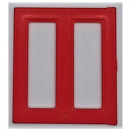 Duplo, Building Door / Window Pane 1 x 3 x 4 with Two Panes