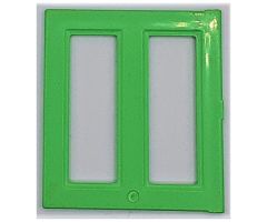 Duplo, Building Door / Window Pane 1 x 3 x 4 with Two Panes