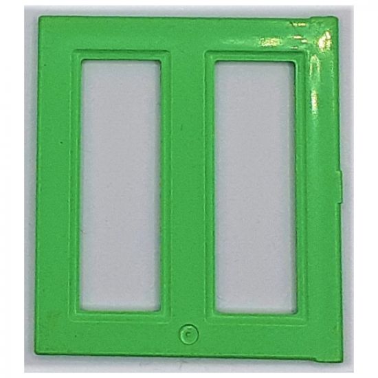 Duplo, Building Door / Window Pane 1 x 3 x 4 with Two Panes