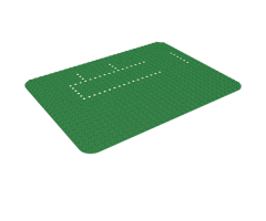 Baseplate 24 x 32 with Set 363/555 Dots Pattern