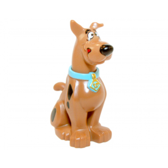 Dog, Great Dane Scooby-Doo Sitting with Tongue Licking Chops Pattern (20690pb01 / 20691pb04)