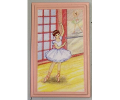 Scala Wall, Panel 6 x 10 with Ballerina Pattern (Sticker) - Set 3270