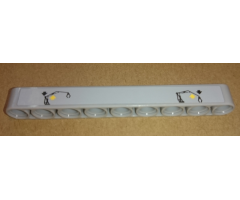 Technic, Liftarm 1 x 9 Thick with Crane Operating Instructions Pattern (Sticker) - Set 9397