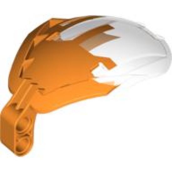 Bionicle Bohrok Windscreen 4 x 5 x 7 with Marbled Trans-Clear Pattern