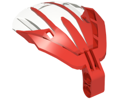 Bionicle Bohrok Windscreen 4 x 5 x 7 with Marbled Trans-Clear Pattern