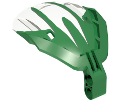 Bionicle Bohrok Windscreen 4 x 5 x 7 with Marbled Trans-Clear Pattern