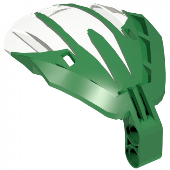 Bionicle Bohrok Windscreen 4 x 5 x 7 with Marbled Trans-Clear Pattern