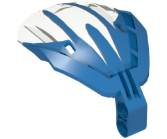 Bionicle Bohrok Windscreen 4 x 5 x 7 with Marbled Trans-Clear Pattern