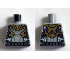Torso Gold and Silver Armor with Utility Belt Pattern