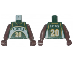 Torso NBA Seattle SuperSonics #20 Pattern / Brown NBA Arms