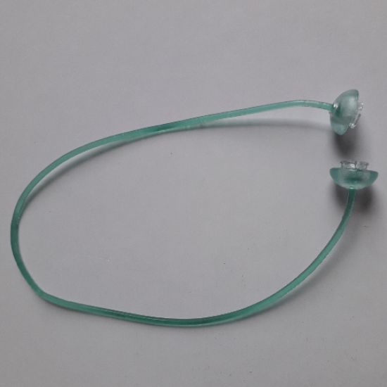 Clikits Cord, Jelly String with 2 Trans-Medium Blue Caps - 170mm - Top Attachment