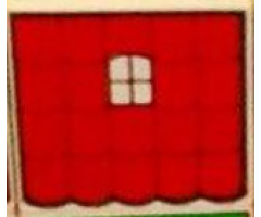 Duplo, Tile 2 x 2 x 1 with Stable Mosaic Picture 04 Pattern (Set 9220)