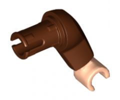 Arm Large with Pin, Left with Light Nougat Hand