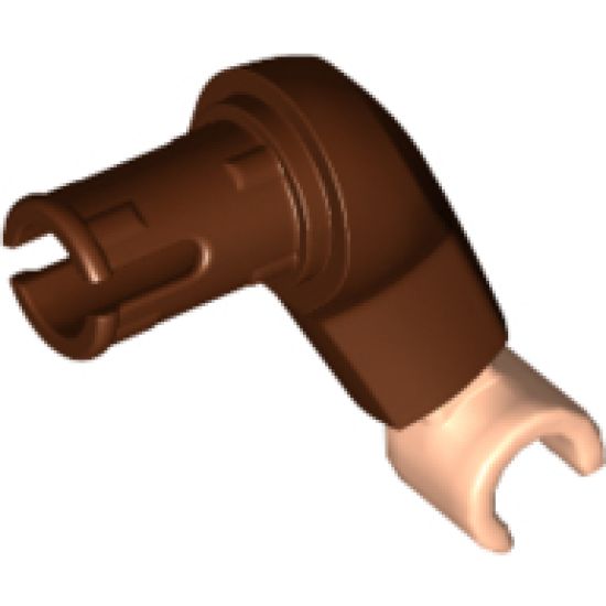 Arm Large with Pin, Left with Light Nougat Hand