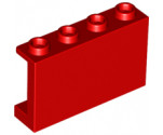 Panel 1 x 4 x 2 with Side Supports - Hollow Studs