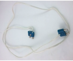 Electric, Wire 12V / 4.5V with 2 Leads, 96 Studs Long with 2 Blue Electric, Connector, 2-Way Male Rounded Narrow Type 1 with Cross-Cut Pins