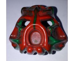 Bionicle, Kanohi Mask Hau Nuva Poisoned - Green Stripe on Forehead