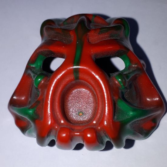 Bionicle, Kanohi Mask Hau Nuva Poisoned - Green Stripe on Forehead