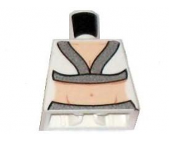 Torso Indiana Jones V-Neck with Silver Trim and Bare Midriff Pattern