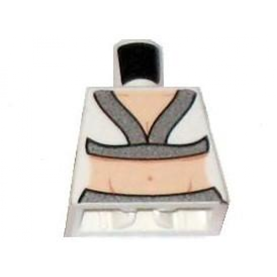 Torso Indiana Jones V-Neck with Silver Trim and Bare Midriff Pattern