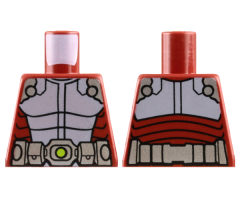 Torso Spider-Man Body Armor with Silver Belt Pattern