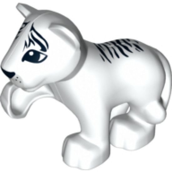Duplo, Animal Tiger Baby Cub, Raised Paw