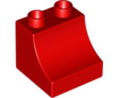 Duplo, Brick 2 x 2 x 1 1/2 with Curve