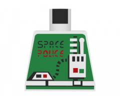 Torso Space Police with Radio Pattern