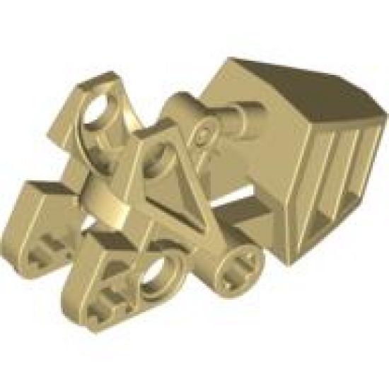 Bionicle Foot with Ball Joint Socket with Flat Top 3 x 6 x 2 1/3