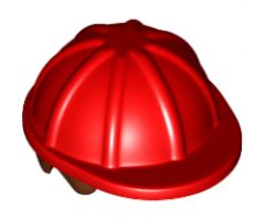 Minifigure, Headgear Helmet Construction with Reddish Brown Hair Pattern