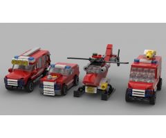 Mini fire vehicles