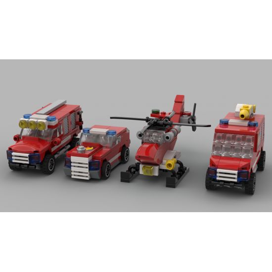 Mini fire vehicles