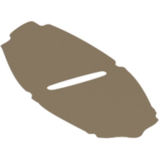 Minifigure, Body Wear Poncho Cloth (SW Qui-Gon Jin)