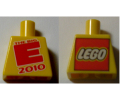 Torso with 'THE BIG E 2010' and Lego Logo on Back Pattern