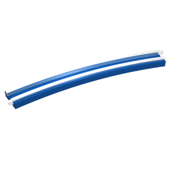 Train, Track 12V Conducting Rail Curved without Cable Connection Holes