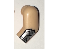 Arm, Left with Silver Gauntlet Pattern