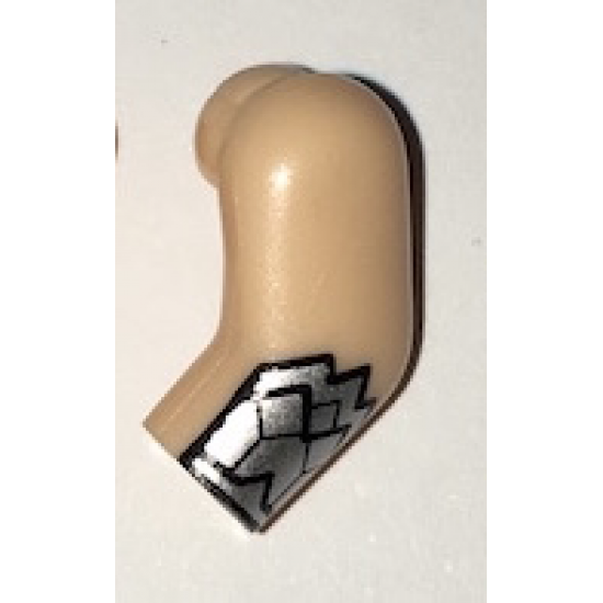 Arm, Left with Silver Gauntlet Pattern