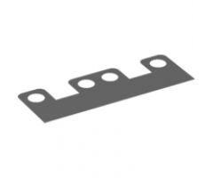 Minifigure, Body Wear Skirt Cloth with 4 Holes, Length 10mm