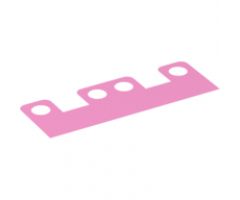 Minifigure, Body Wear Skirt Cloth with 4 Holes, Length 10mm