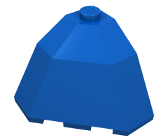 Brick, Modified Facet 3 x 3 x 2 Top