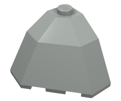 Brick, Modified Facet 3 x 3 x 2 Top