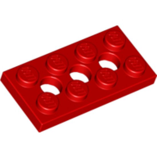 Technic, Plate 2 x 4 with 3 Holes