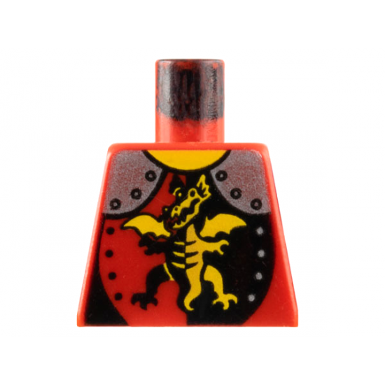 Torso Castle Dragon Knights Dragon Standing Pattern