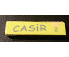 Tile 1 x 4 with 'CASiR' and '2' Pattern (Sticker) - Set 5941